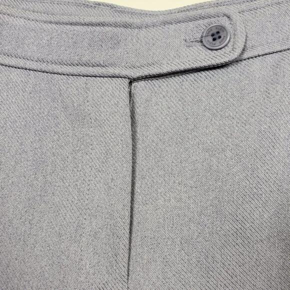 Anne Klein Ridge Crest Duke Twill Pants Light Gray Women Size 16 Mid Rise NEW - Picture 4 of 13